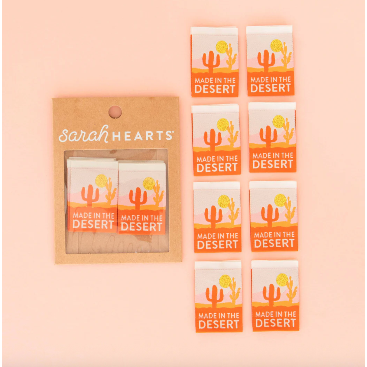 Sarah Hearts ~ Sew in Labels Made in the Desert