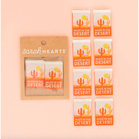 Sarah Hearts ~ Sew in Labels Made in the Desert
