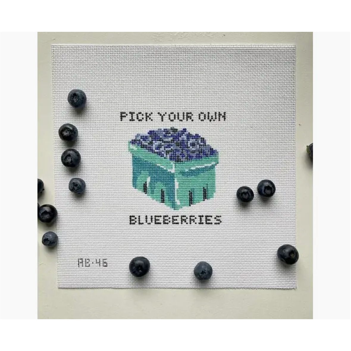 Alice & Blue Needlepoint | Pick Your Own Blueberries