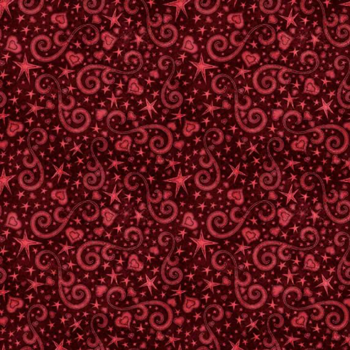 Hearts & Hugs ~ Hearts & Scroll ~ 31651 M Garnet