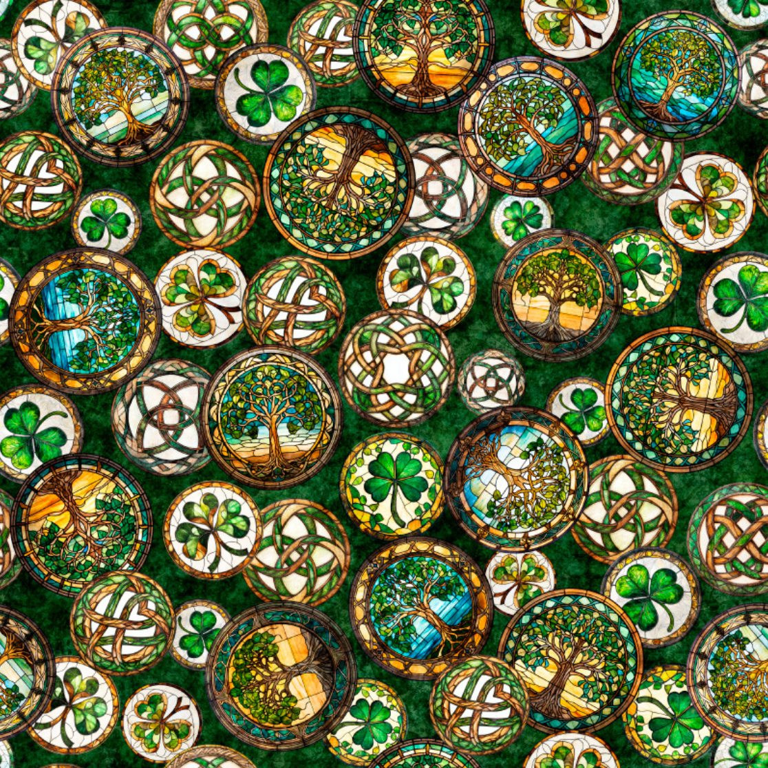 Spirit of Ireland ~ Celtic Medallions ~ 31653 F Forest