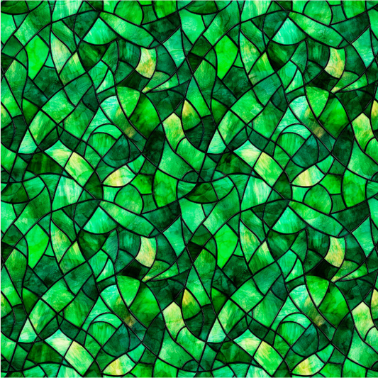 Spirit of Ireland ~ Stained Glass ~ 31657 G Kelly Green