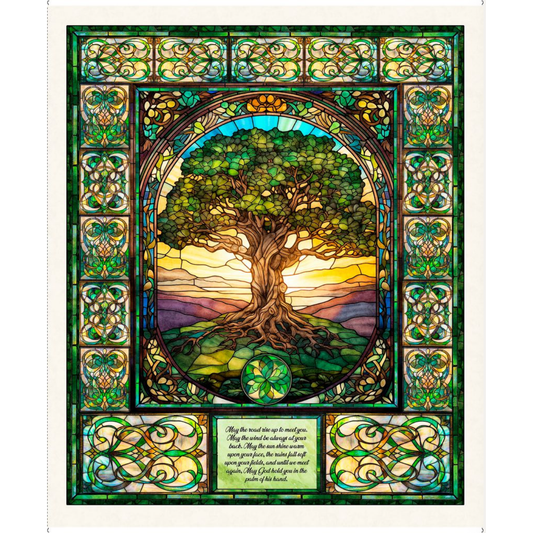 Spirit of Ireland ~ Celtic Tree of Life Panel ~ 31652 X Multi
