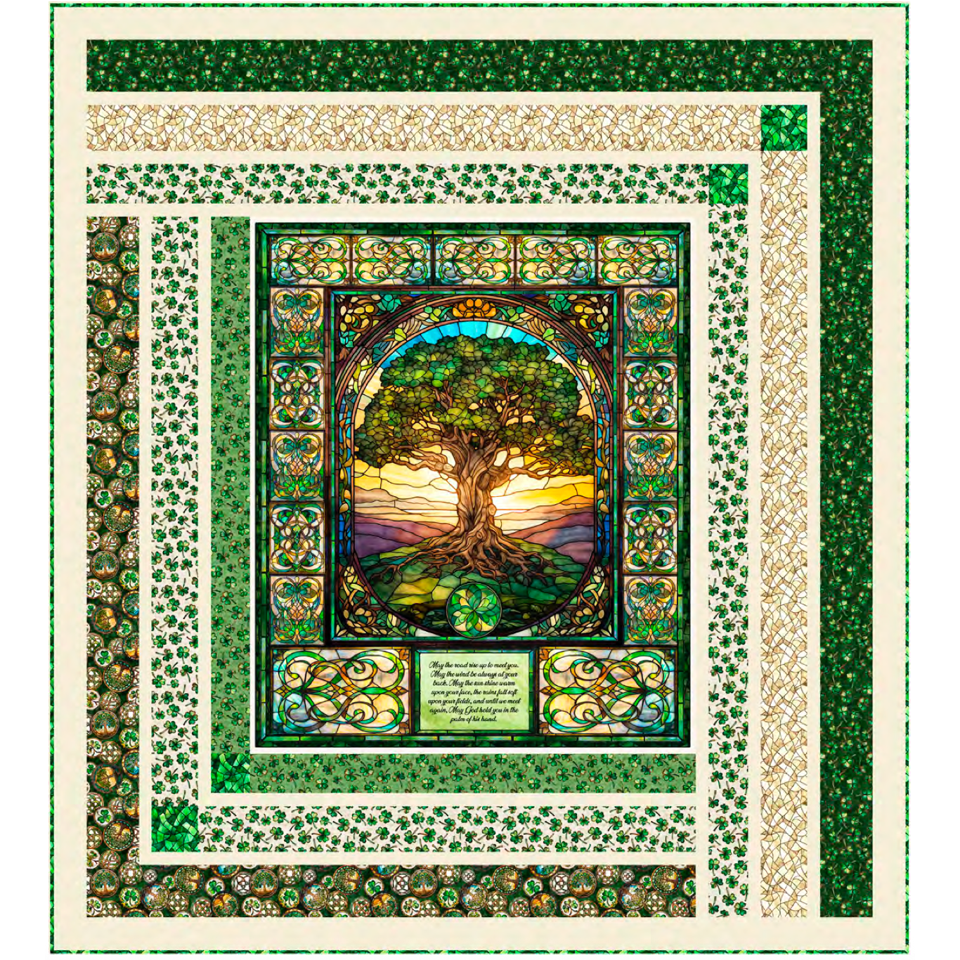 Spirit of Ireland ~ Frame Around Quilt Kit
