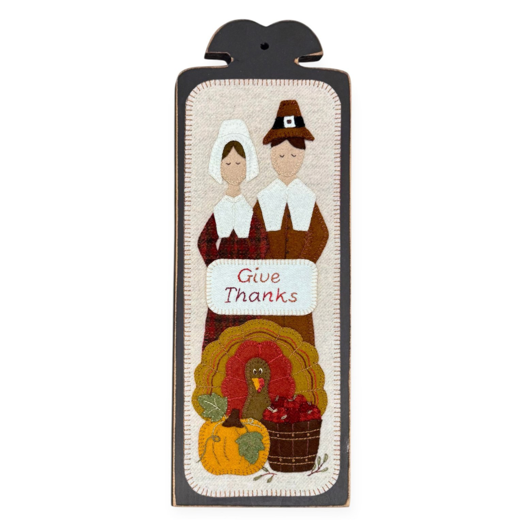 Karen Yaffe Designs ~ Thankful Wool Applique Pattern or Kit