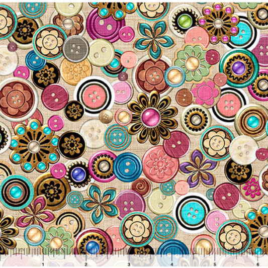 Sew Shabby Chic ~ Antique Buttons ~ 31579 X