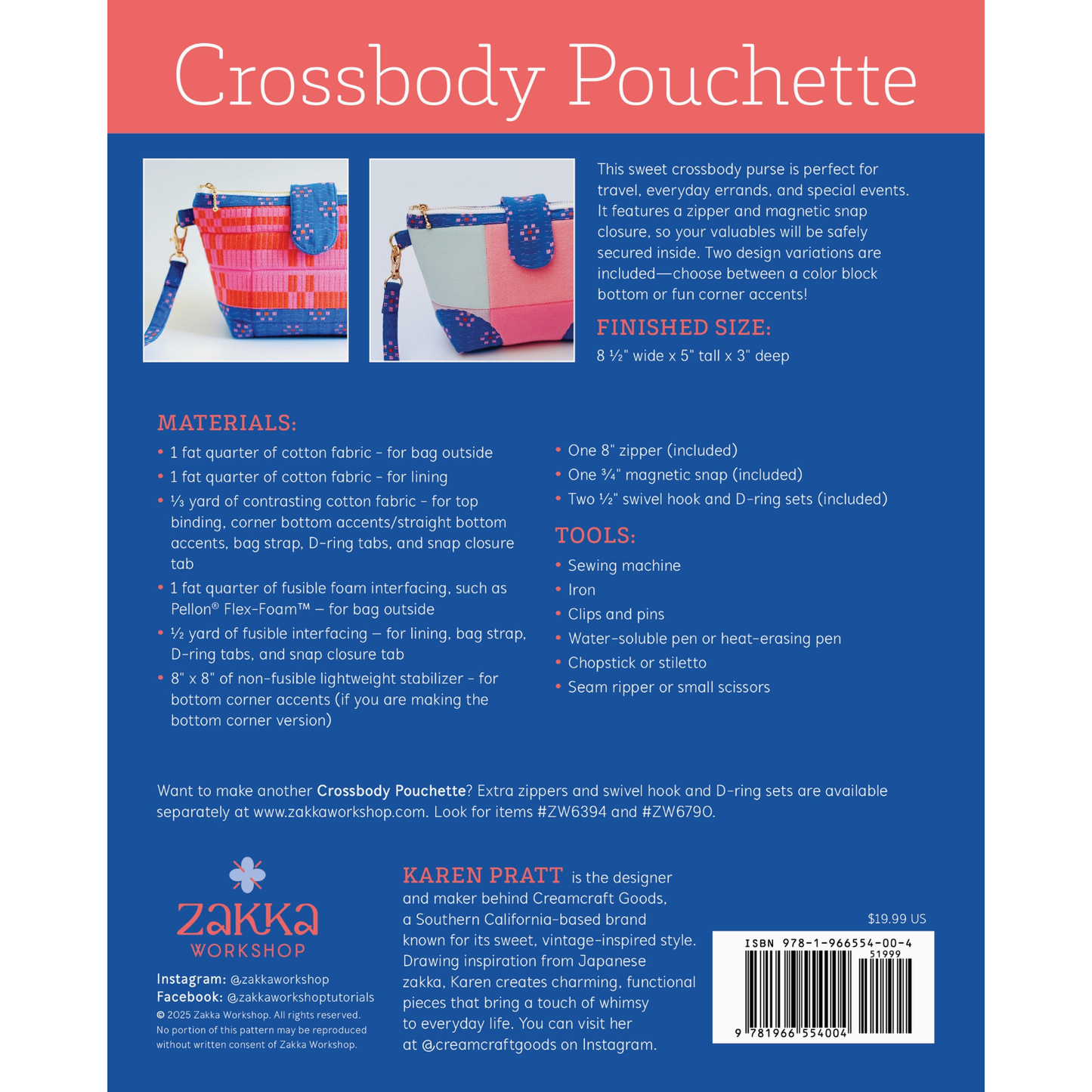 Zakka Workshop | Crossbody Pouchette Kit