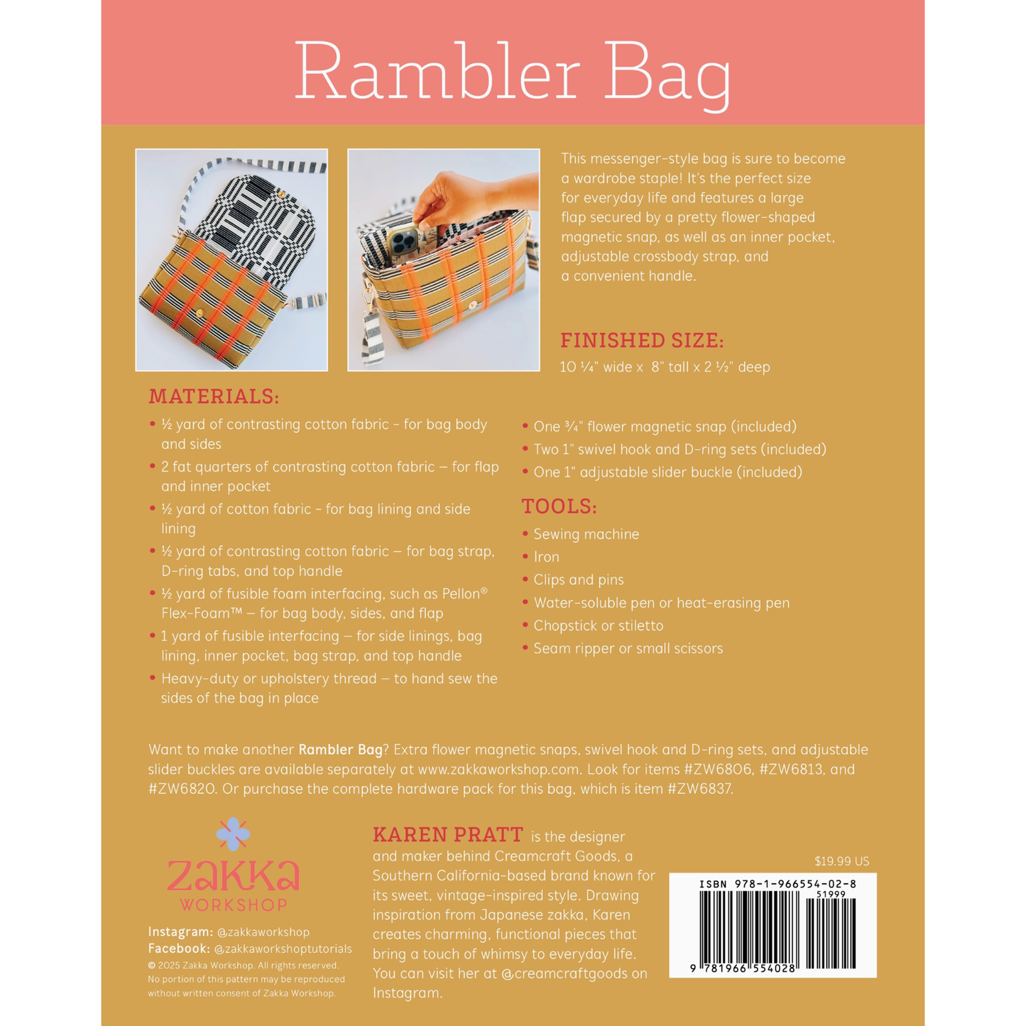 Zakka Workshop | Rambler Bag Kit