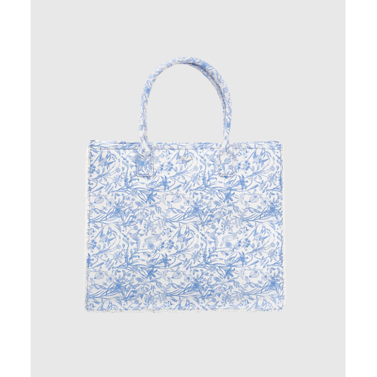Fable England | Bunny Blues Structured Tote
