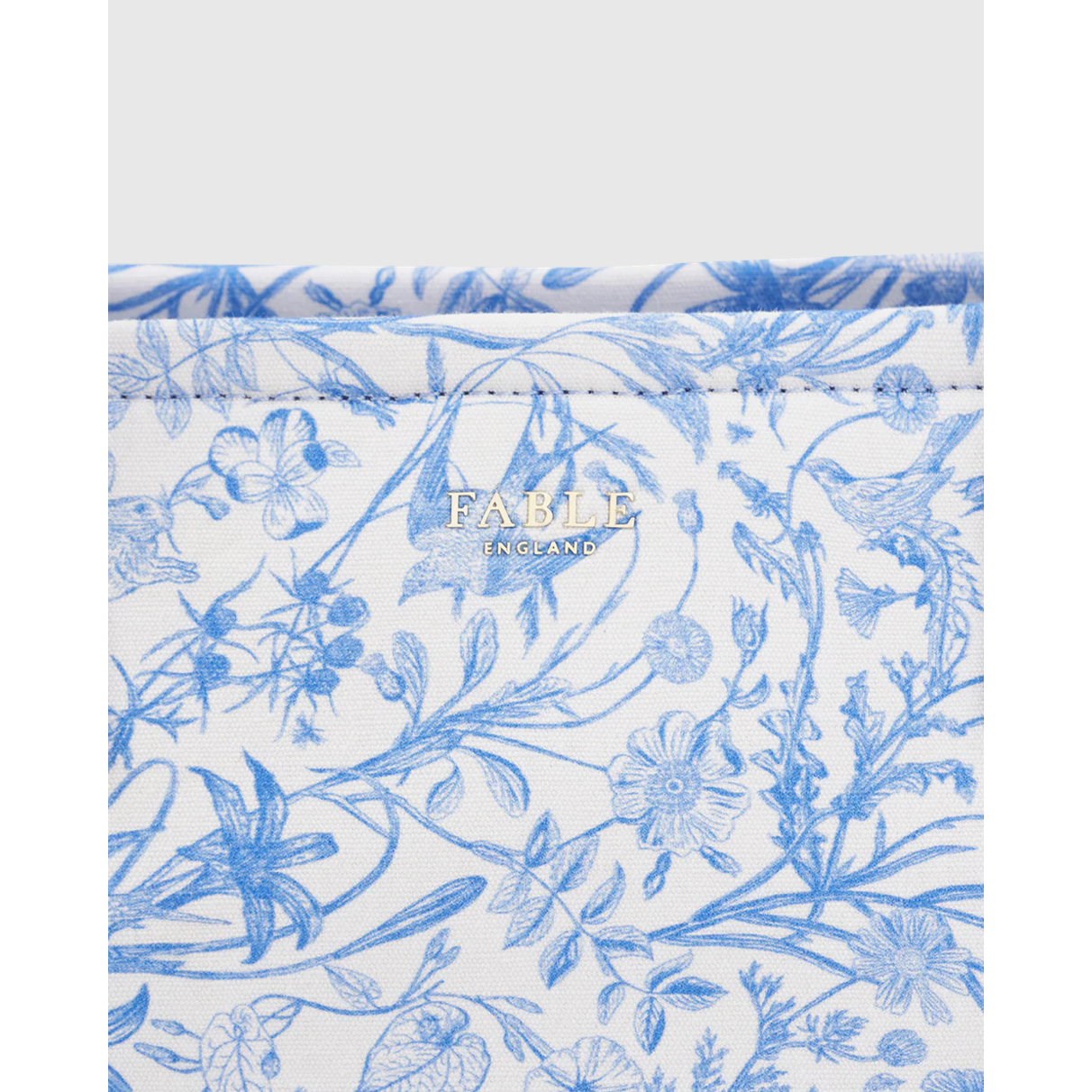 Fable England | Bunny Blues Structured Tote