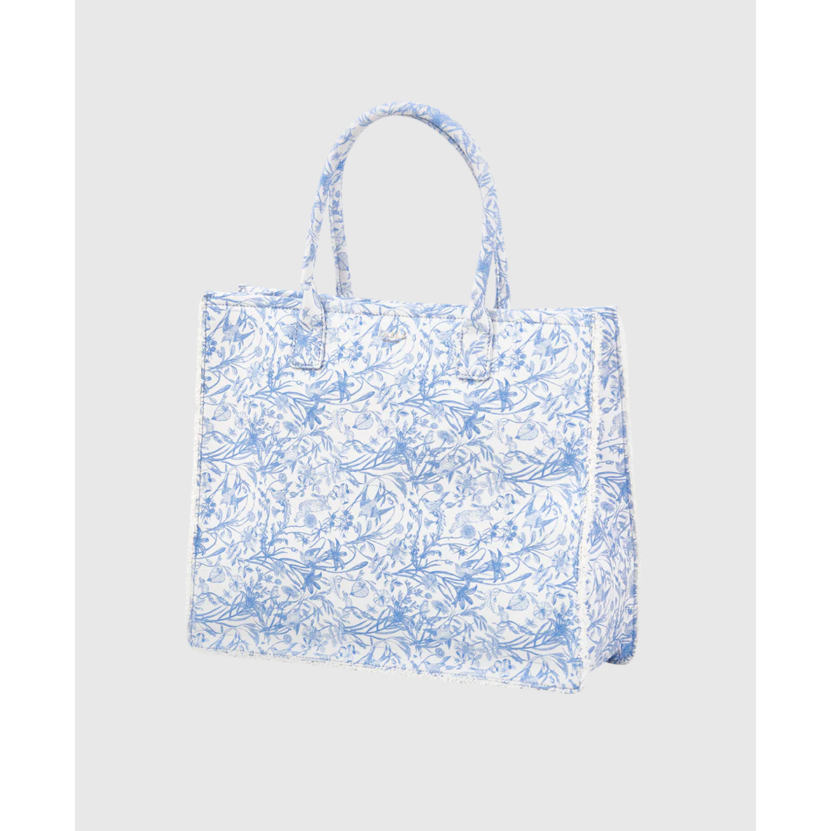 Fable England | Bunny Blues Structured Tote