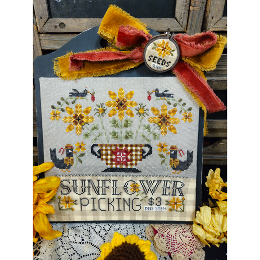 Quaint Rose Needlearts | Sunflower Picking
