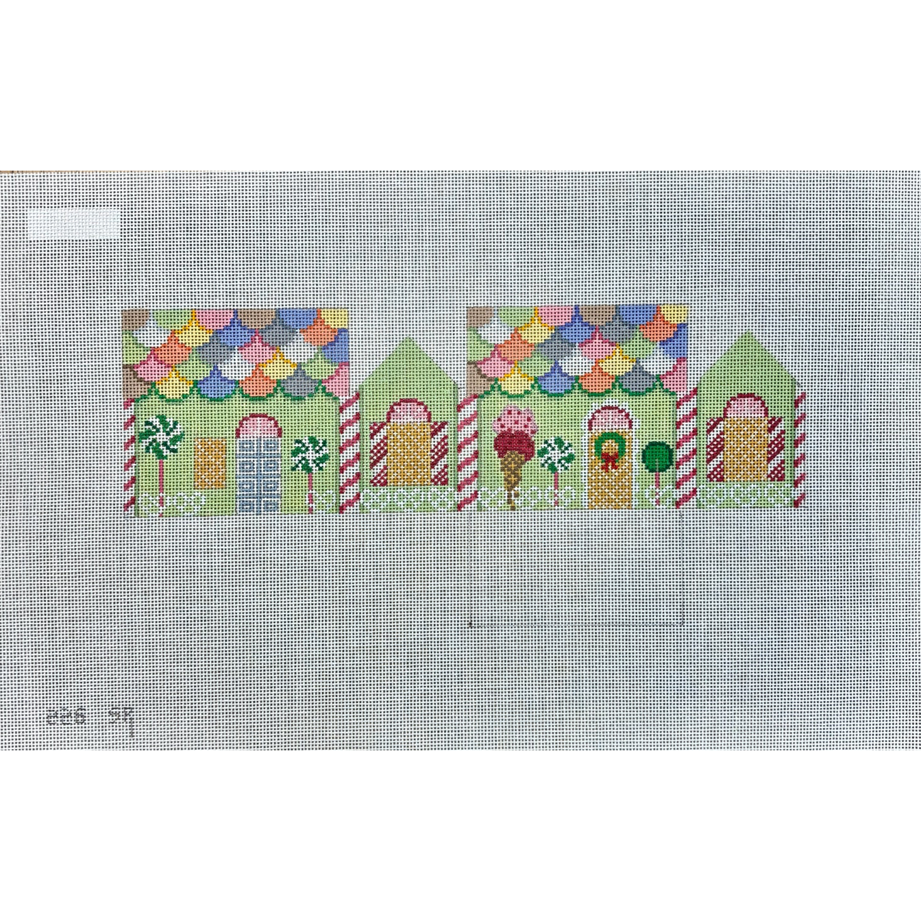 Susan Roberts | Pistachio and Neccos, 3D Gingerbread House