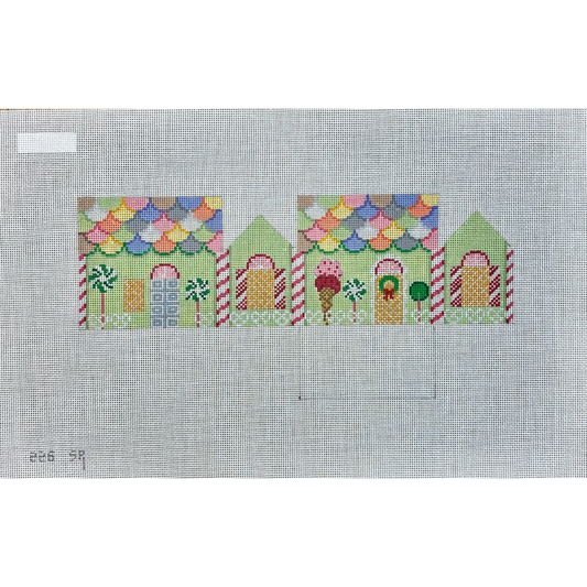 Susan Roberts | Pistachio and Neccos, 3D Gingerbread House
