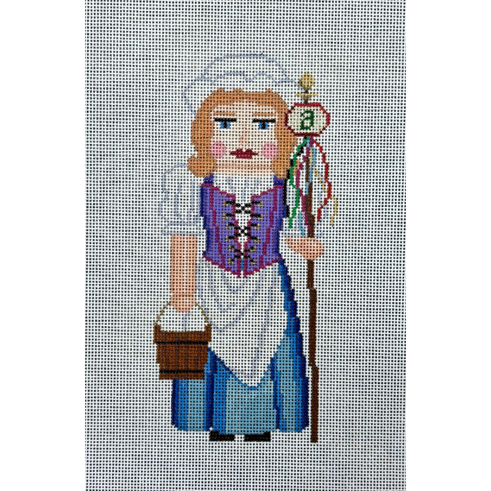 Susan Roberts | Twelve Days of Christmas Nutcrackers - Eight Maids Milking