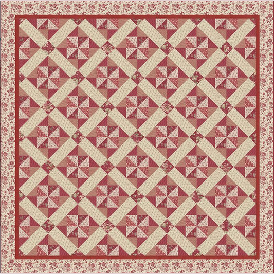 French General ~ Champ De Fleur Quilt Pattern