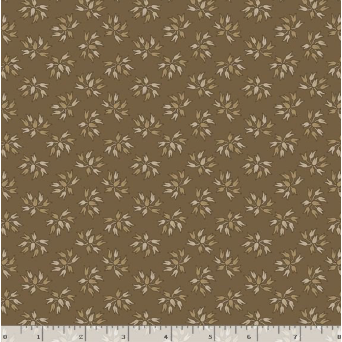 Lavender & Lace ~ Floral ~ R521511D  BROWN
