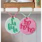 MercyBirdDesigns | Ho Ho Ho Needlepoint Canvas