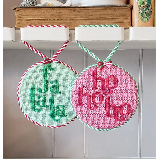 MercyBirdDesigns | Fa La La Needlepoint Canvas