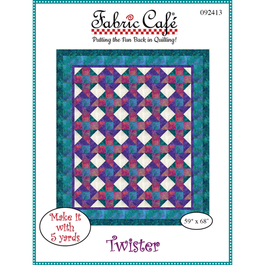 Fabric Cafe ~ Twister Quilt Pattern