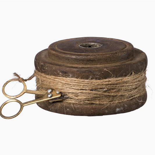 Flat Twine Spool with Scissors