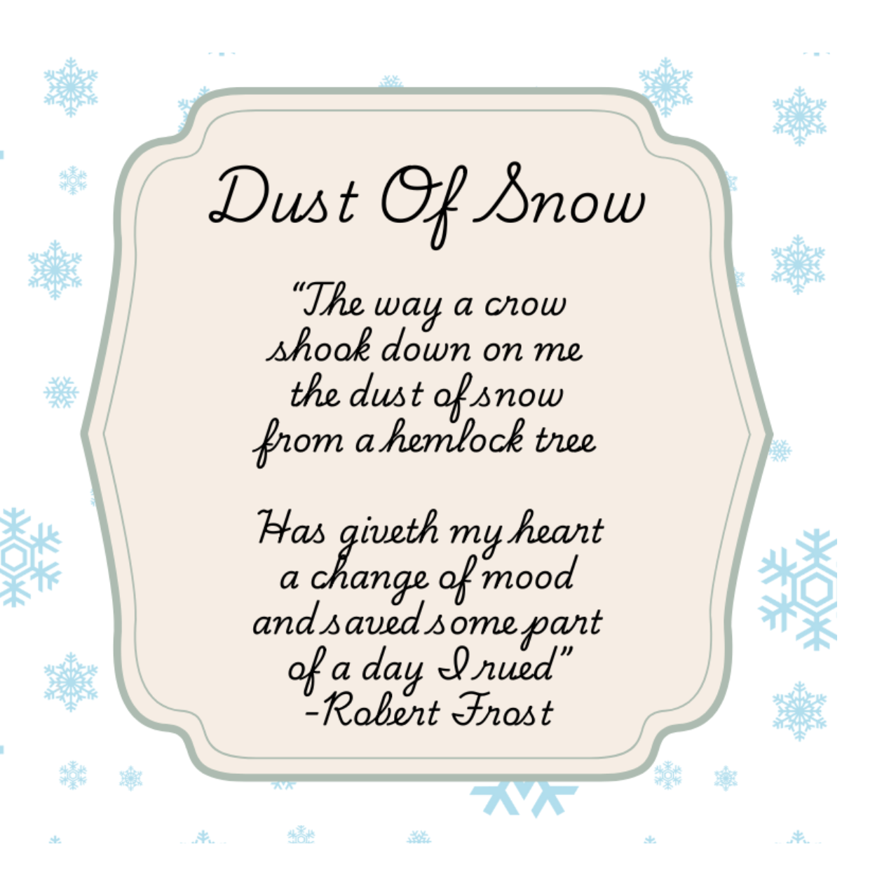 Lindy Stitches | Dust of Snow