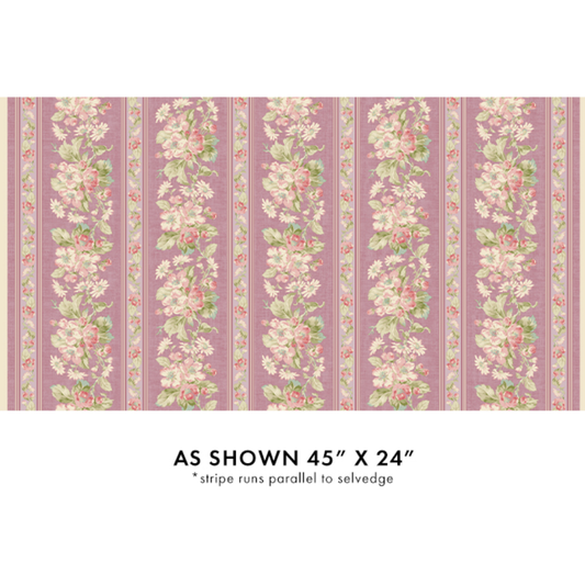 Beloved ~ Apple Blossom Stripe ~ 16650-20 Washed Rose
