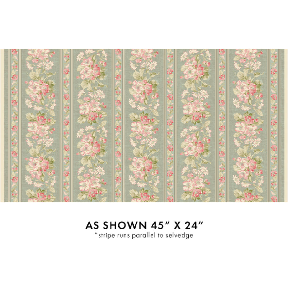 Beloved ~ Apple Blossom Stripe ~ 16650-40 Willow