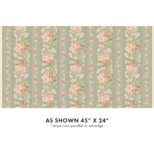 Beloved ~ Apple Blossom Stripe ~ 16650-40 Willow