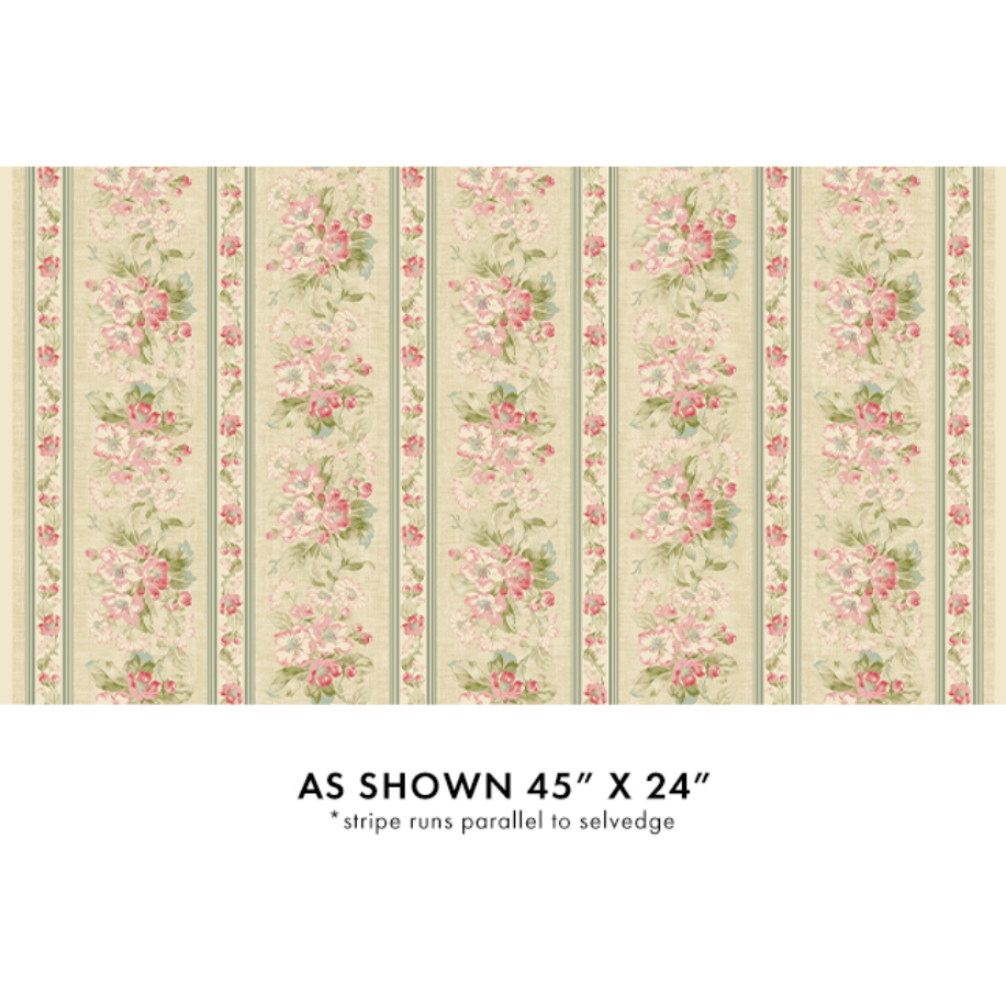 Beloved ~ Apple Blossom Stripe ~ 16650-70 Natural