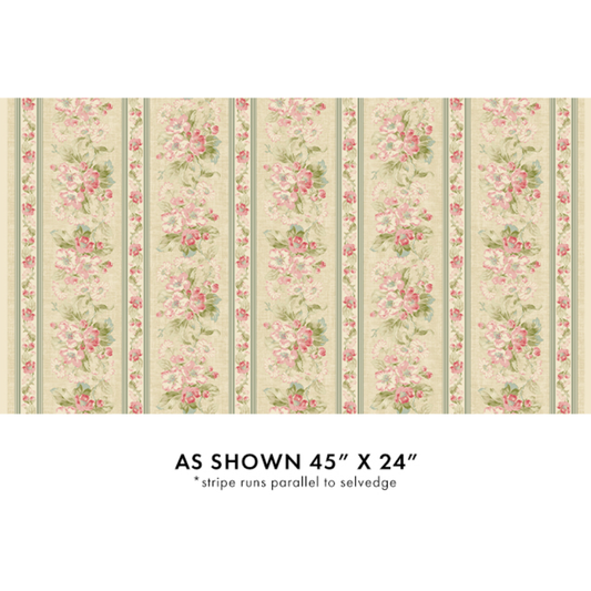 Beloved ~ Apple Blossom Stripe ~ 16650-70 Natural