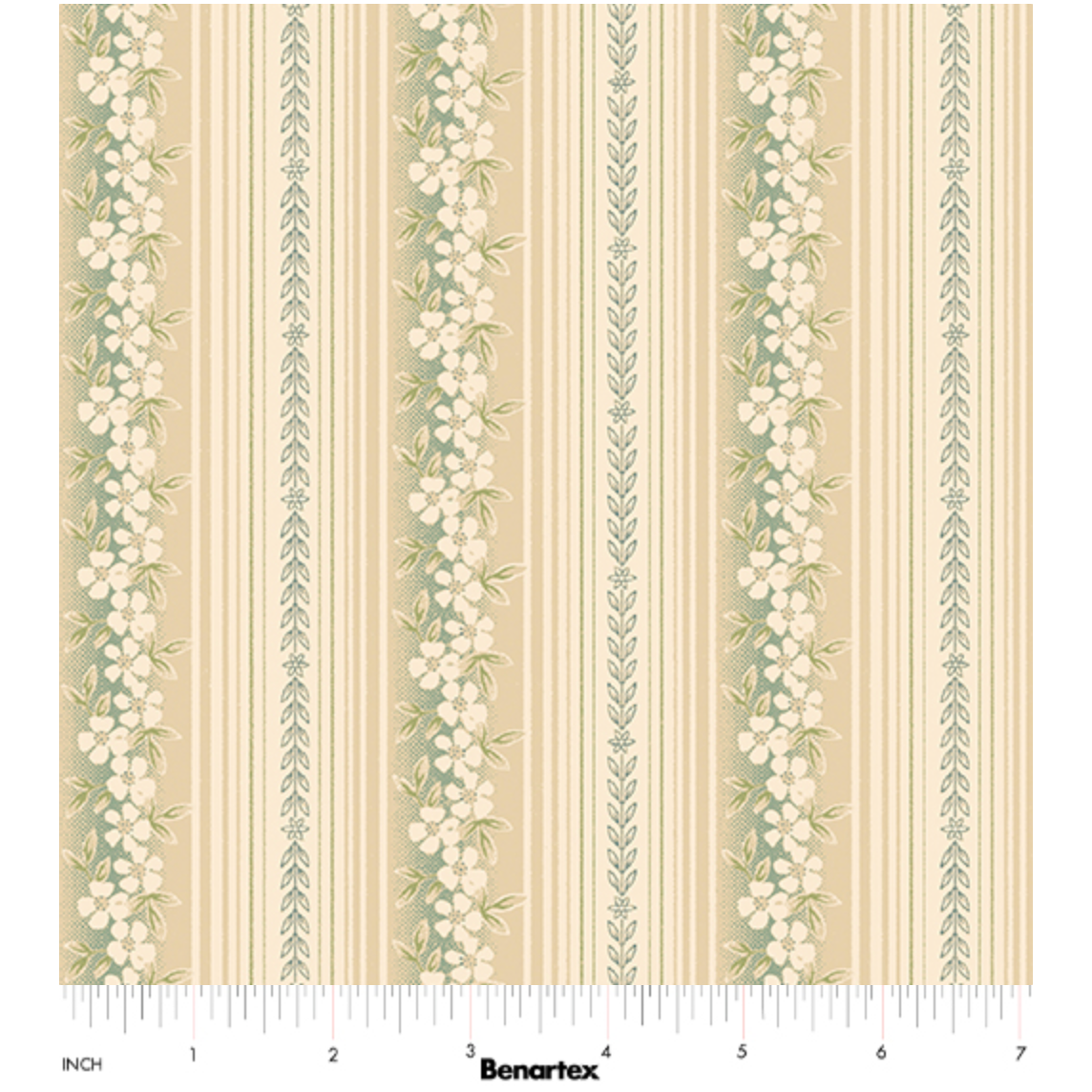 Beloved ~ Hampton Stripe ~ 16652-46 Willow/Natural