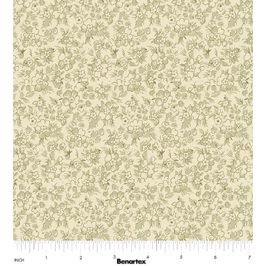 Beloved ~ Beloved Calico ~ 16653-41 Sage/Natural