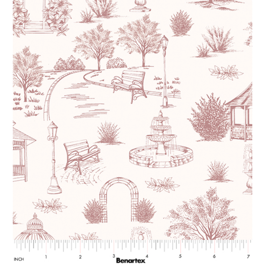 Sweet Meadow ~ Garden Toile ~ 15041 21 Pink