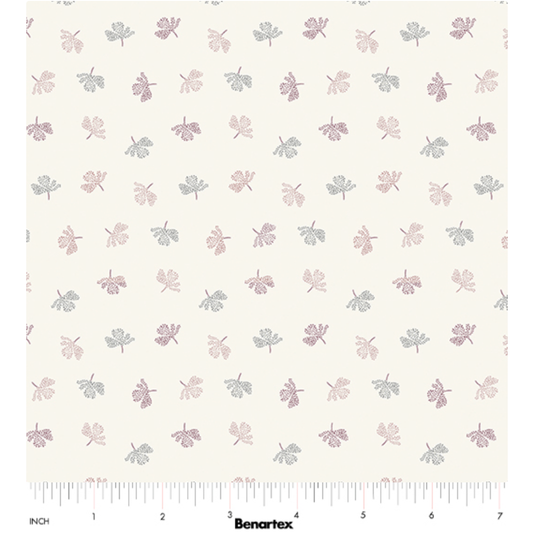 Sweet Meadow ~ Leafy Meadow ~ 15042 07 Cream