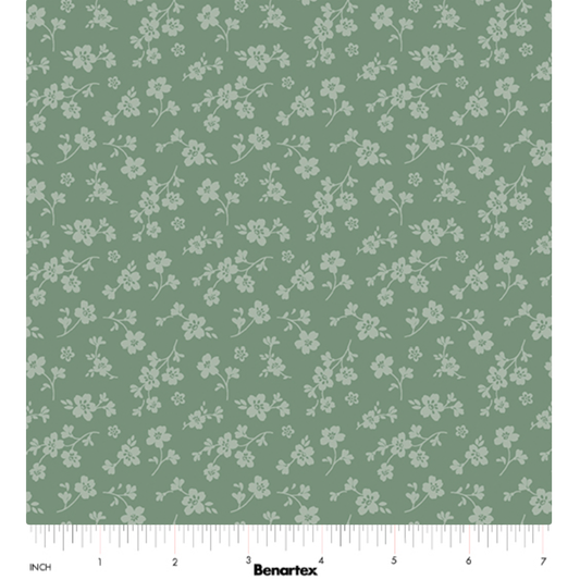 Sweet Meadow ~ Meadow Floral ~ 15043 45 Dark Sage