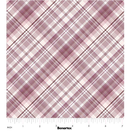 Sweet Meadow ~ Garden Plaid ~ 15044 65 Mauve