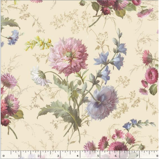 Wild Flowers ~ Wild Garden ~ R651624D CREAM