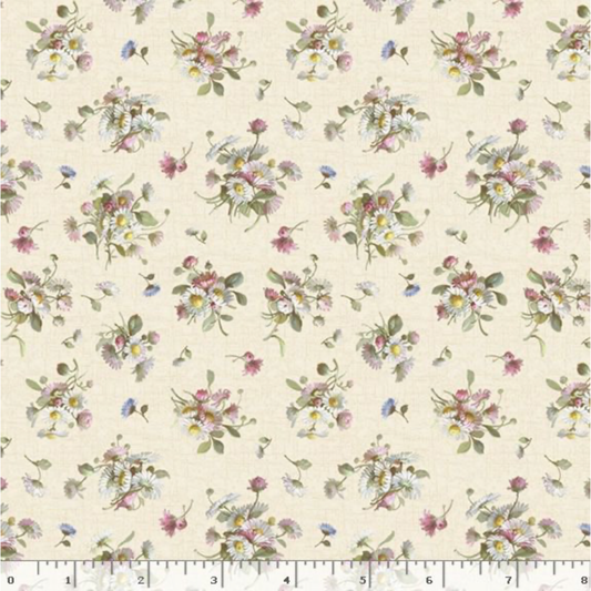 Wild Flowers ~ Petite Floral ~ R651625D CREAM