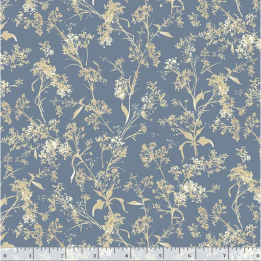 Wild Flowers ~ Branches ~ R651626D BLUE