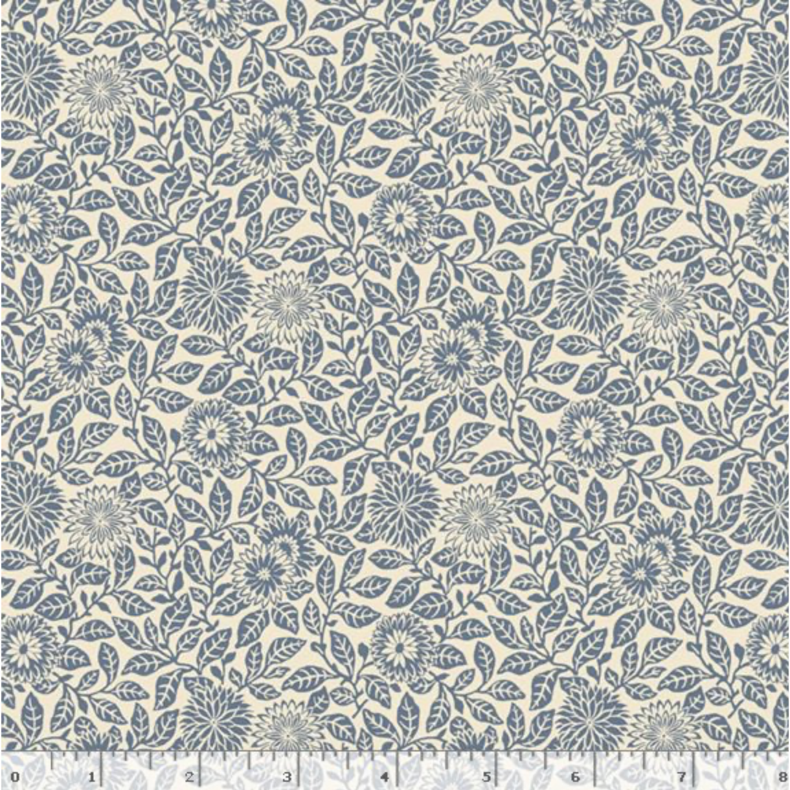 Wild Flowers ~ Flower Field ~ R651627D  BLUE
