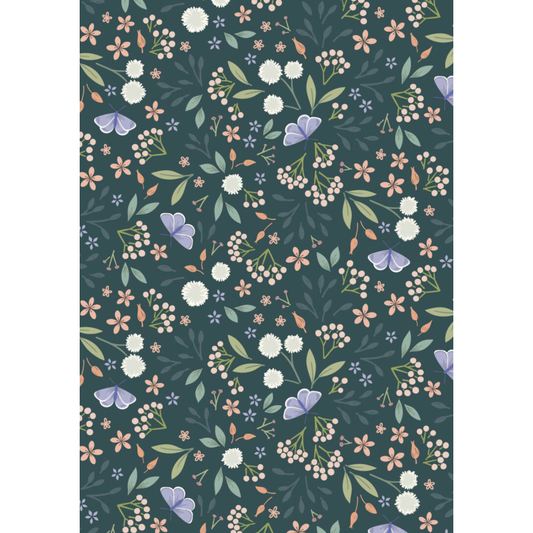 Sky Garden ~ Floral Odyssey ~ CC57.3 Deep Teal