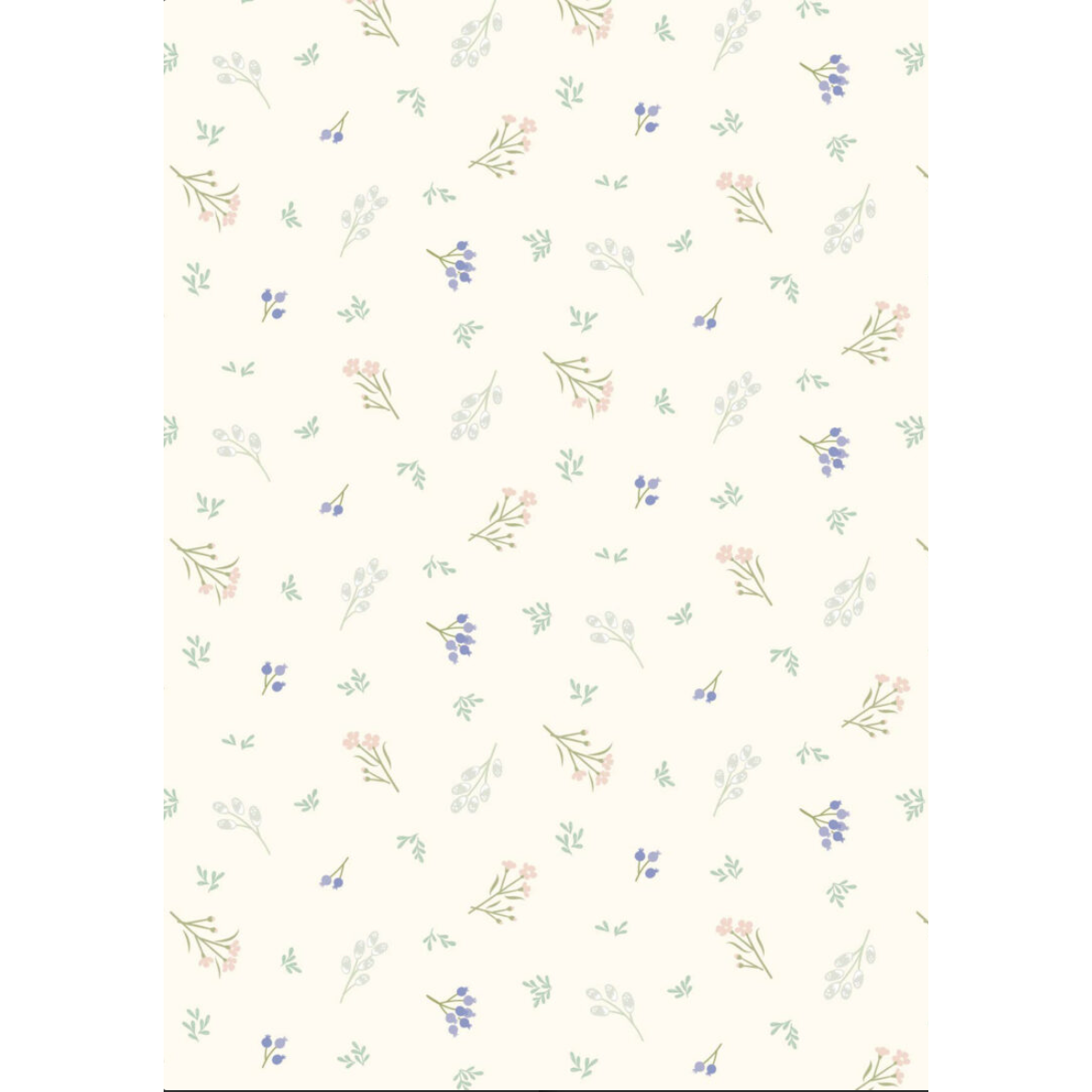 Sky Garden ~ Scattered Sprig ~ CC58.1 Cream