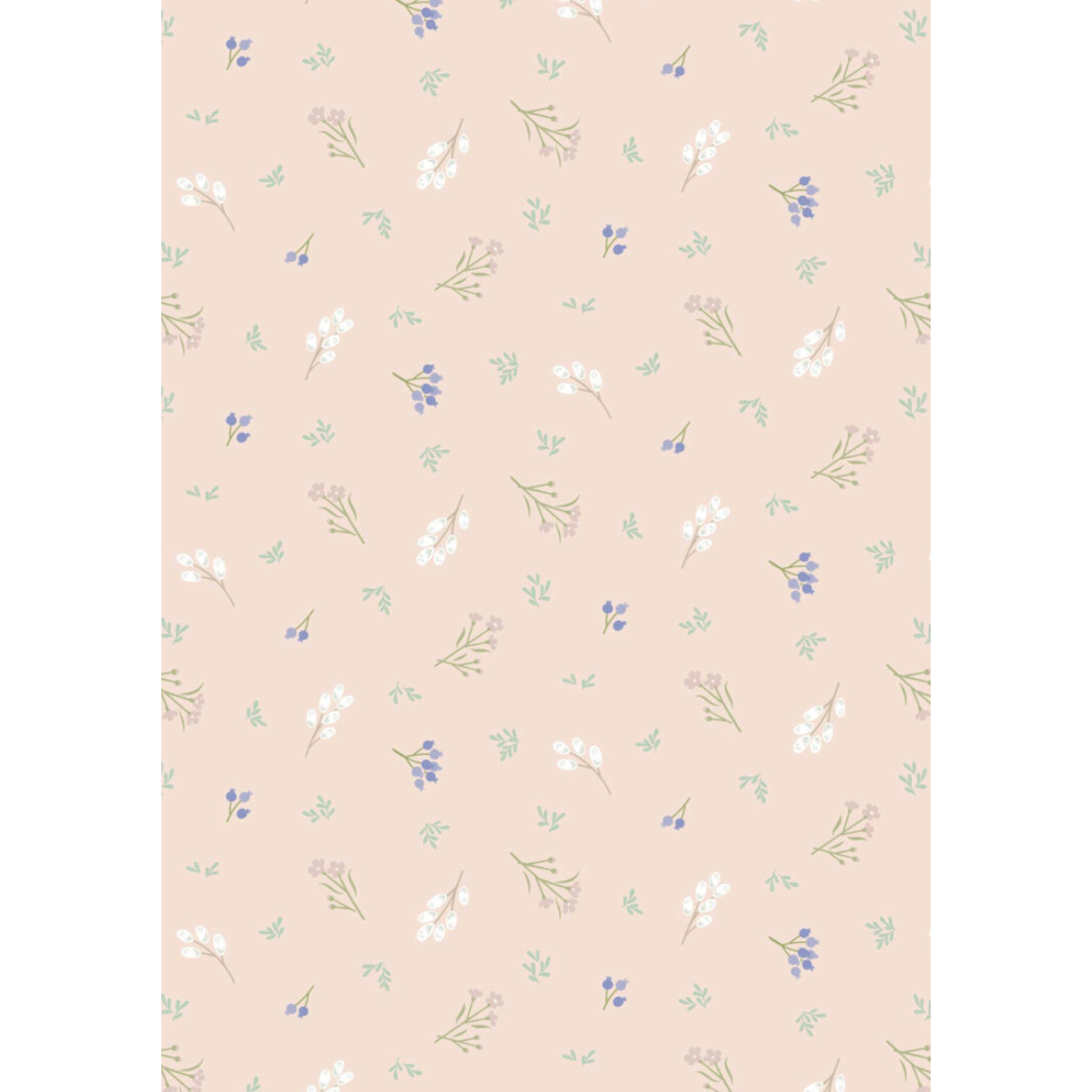 Sky Garden ~ Scattered Sprig ~ CC58.2 Pale Peach