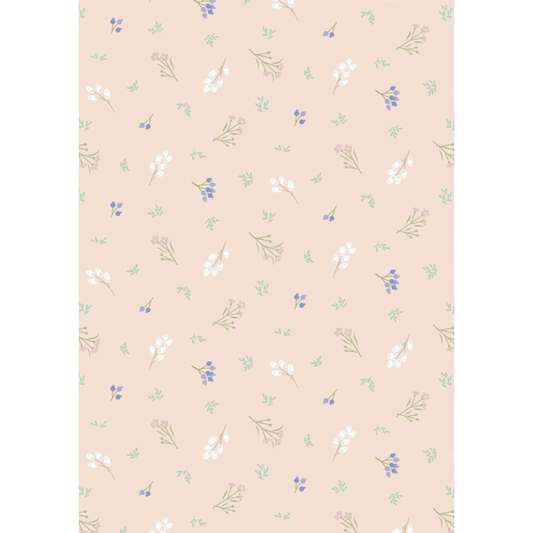 Sky Garden ~ Scattered Sprig ~ CC58.2 Pale Peach