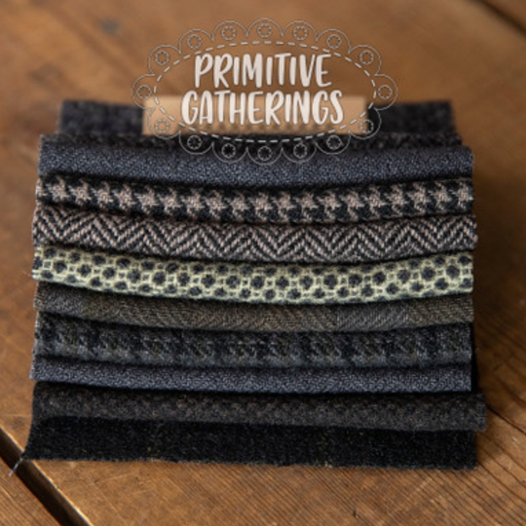 Primitive Gatherings Wool Charms ~ Raven