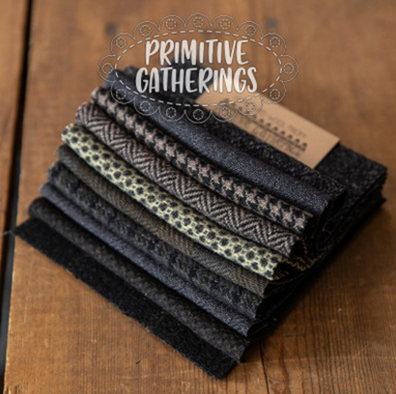 Primitive Gatherings Wool Charms ~ Raven