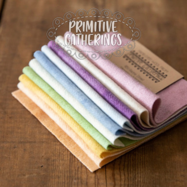 Primitive Gatherings Wool Charms ~ Pastel