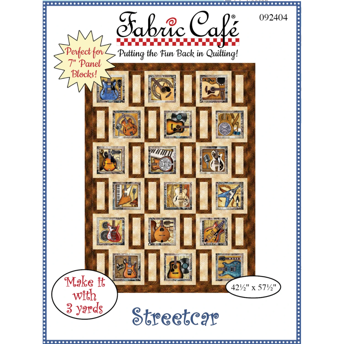 Fabric Cafe ~ Streetcar Quilt Pattern