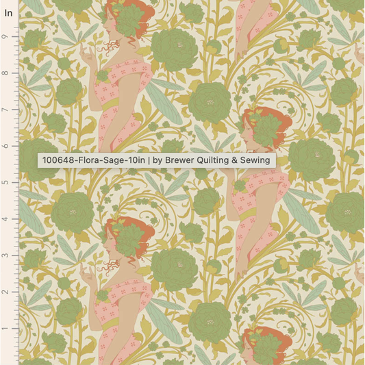 Tilda ~ Songbird ~ Aubrey TIL100646 Green